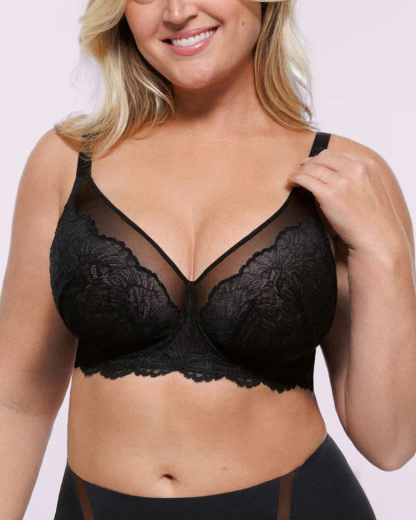 Braselle AirSlim Supportive Unlined Lace Underwired Bra