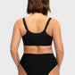 Braselle Anemone Unlined Plus Size Front Closure 3/4 Cup Underwire Back Support Bra Lace Trim for Sculpted Lift Womenswear