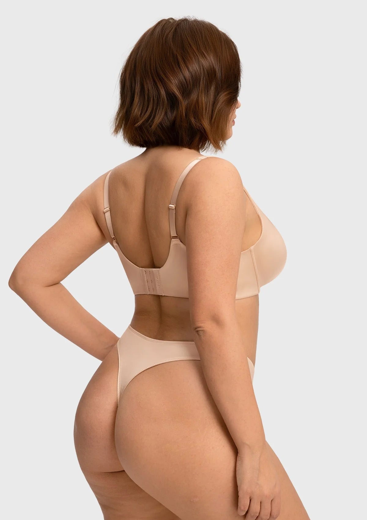 Braselle Cloud Satin Seamless Balconette T-Shirt Bra