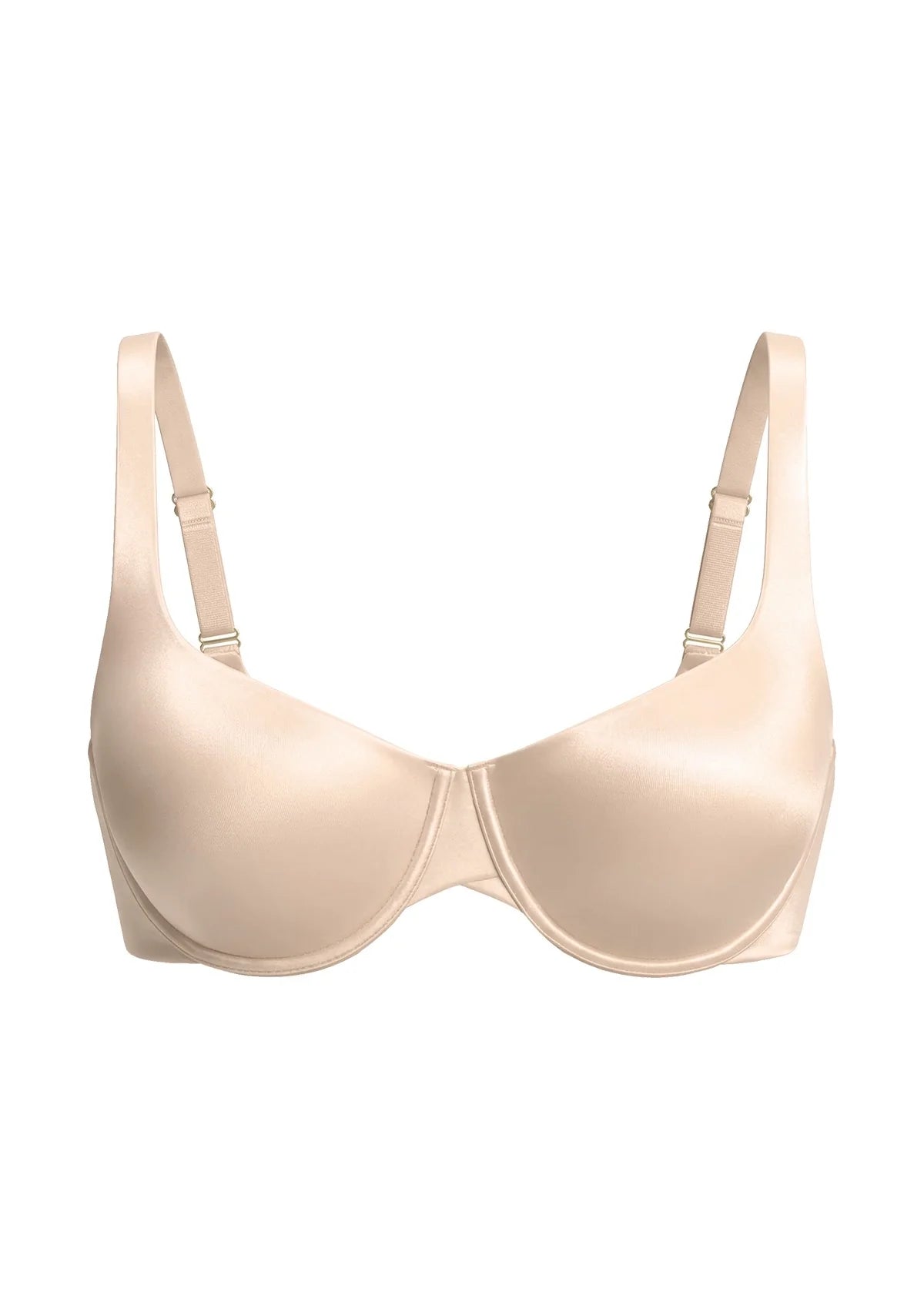 Braselle Cloud Satin Seamless Balconette T-Shirt Bra