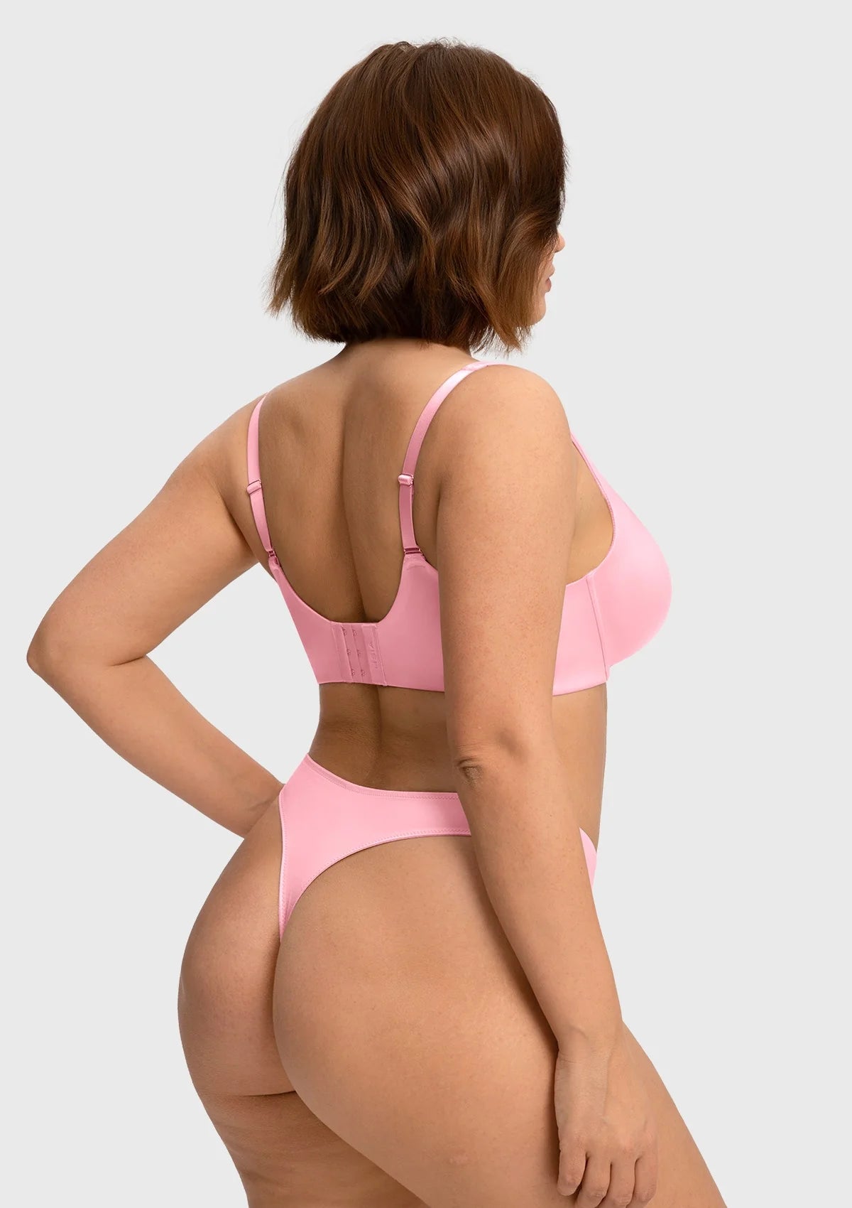 Braselle Cloud Satin Seamless Balconette T-Shirt Bra