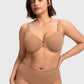 Braselle Comfort Underwire Front Closure Molded Cup Bra