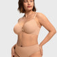 Braselle Comfort Underwire Front Closure Molded Cup Bra