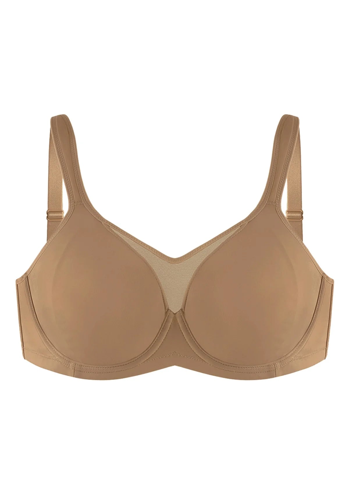 Braselle Cool Comfort Smoothing Full Coverage Unlined Underwire Minimizer Bra