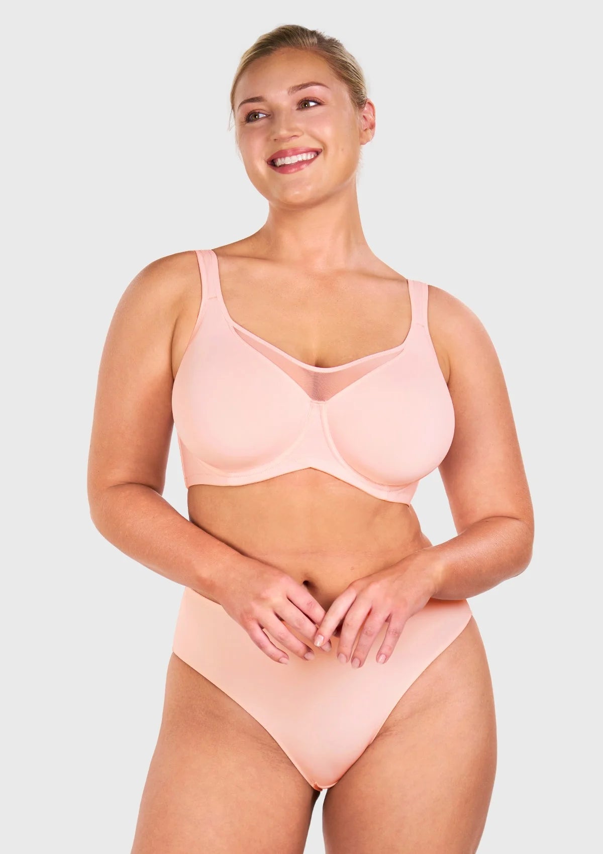 Braselle Cool Comfort Smoothing Full Coverage Unlined Underwire Minimizer Bra