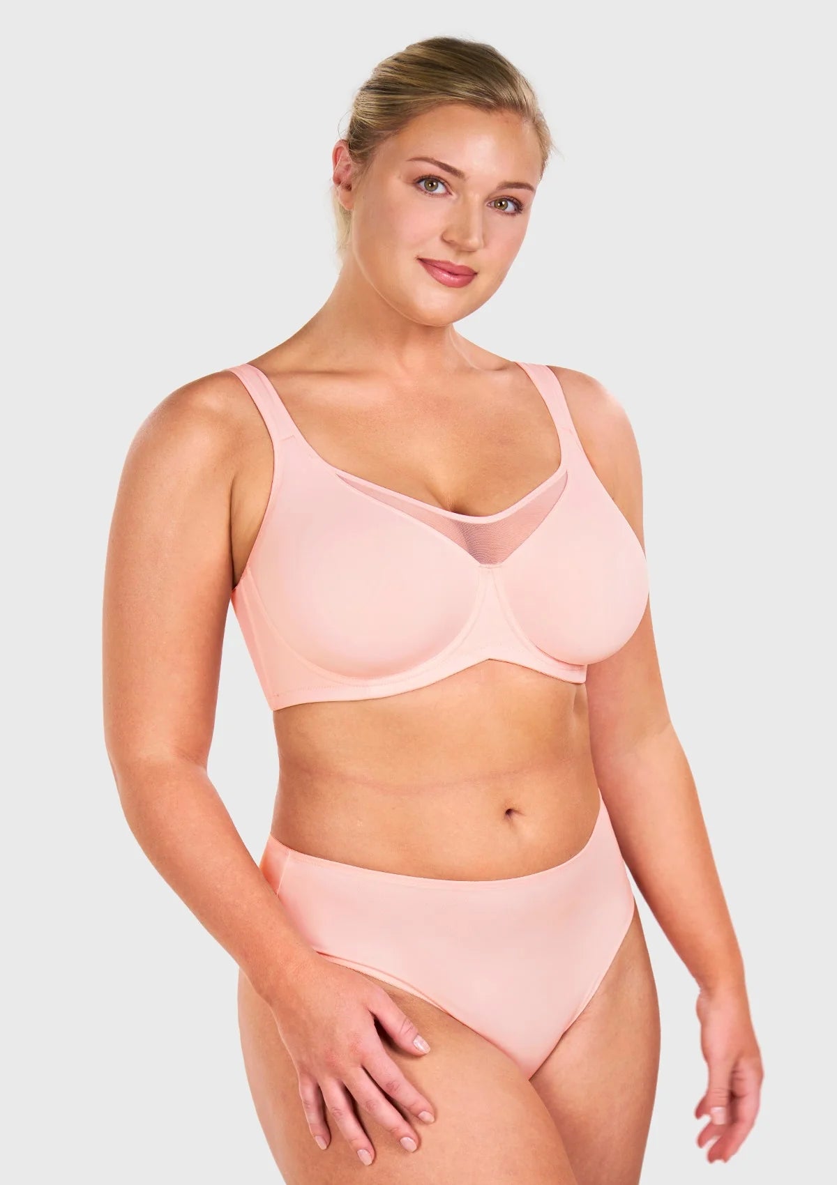 Braselle Cool Comfort Smoothing Full Coverage Unlined Underwire Minimizer Bra