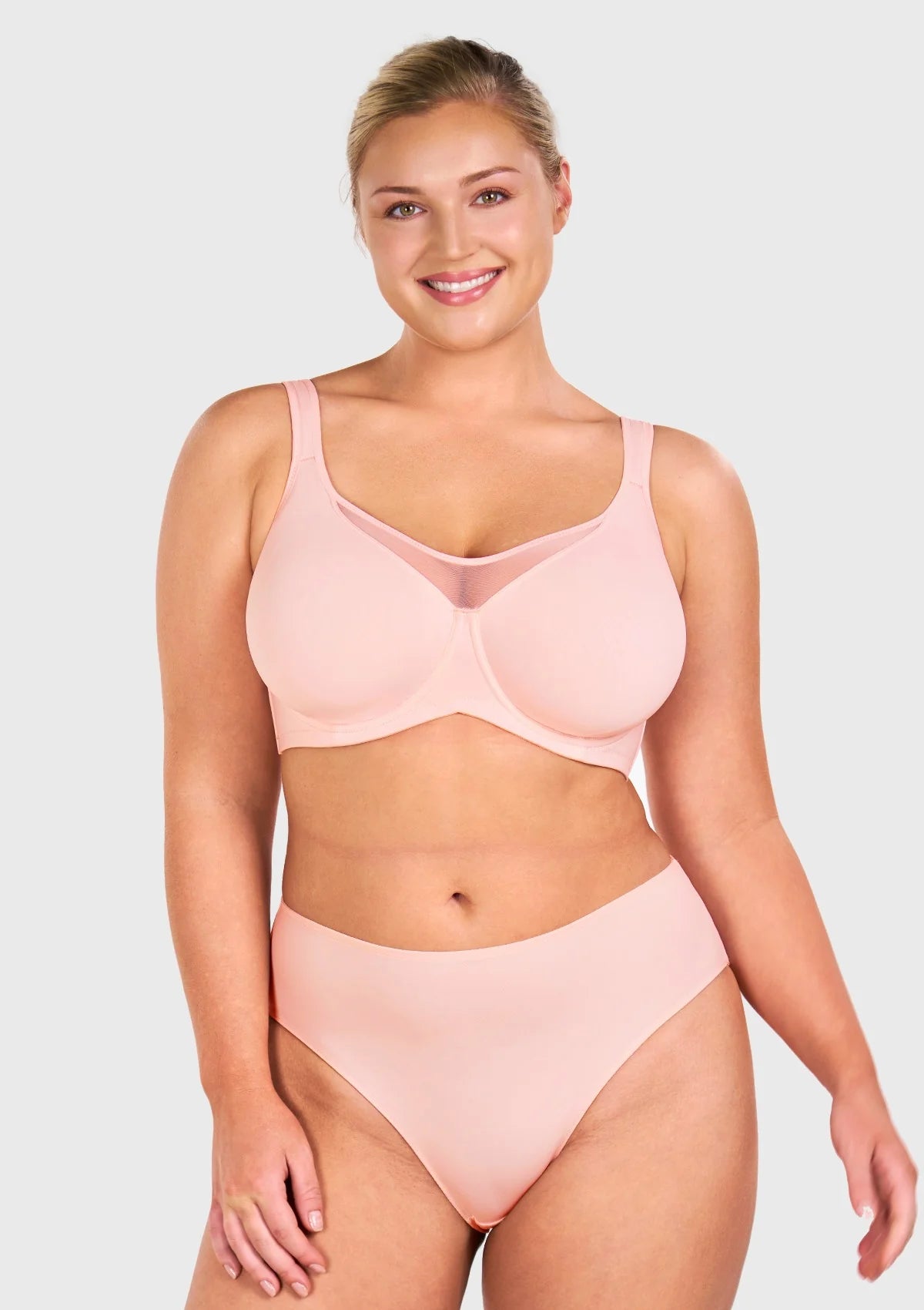 Braselle Cool Comfort Smoothing Full Coverage Unlined Underwire Minimizer Bra