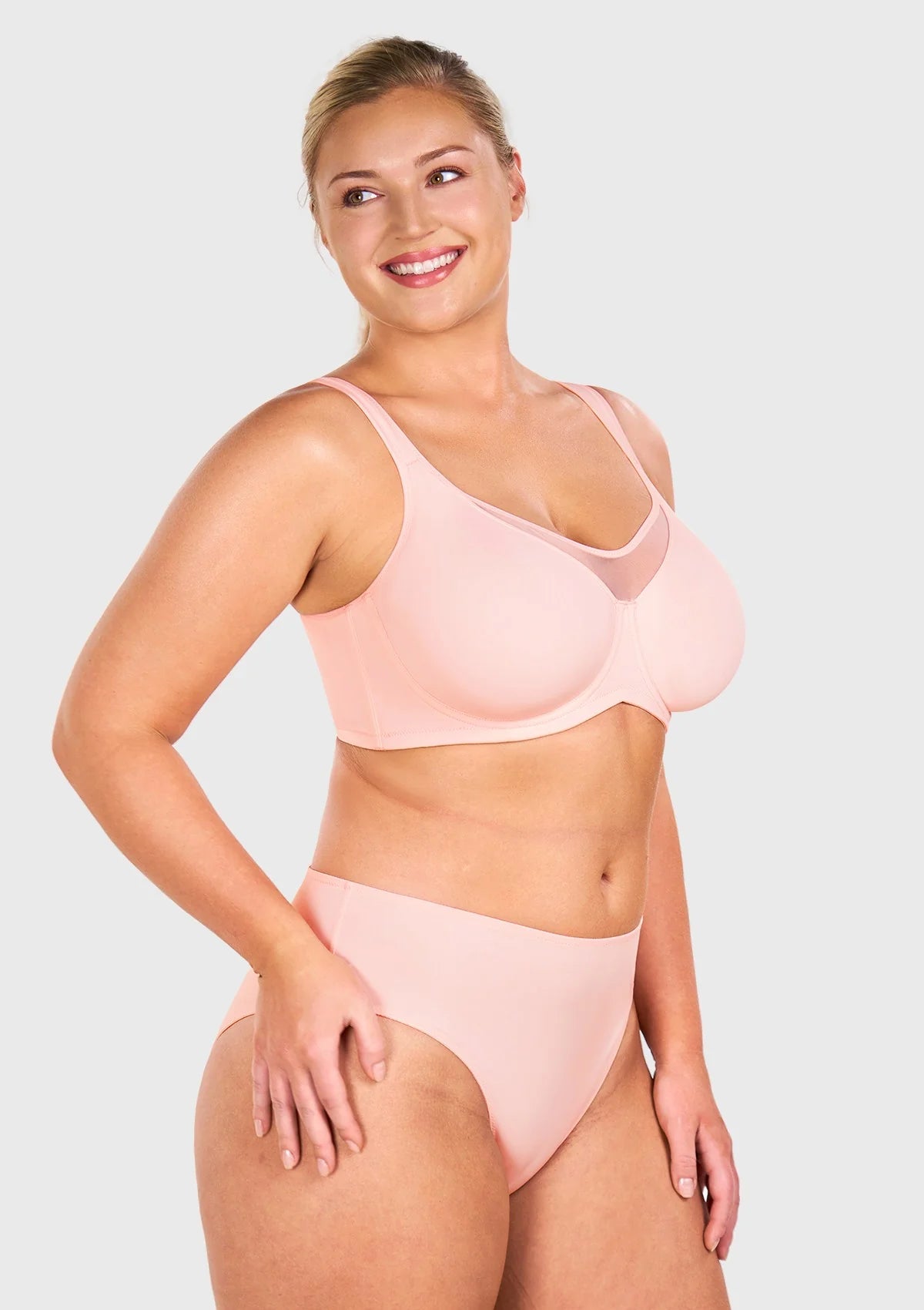 Braselle Cool Comfort Smoothing Full Coverage Unlined Underwire Minimizer Bra