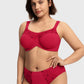 Braselle Dahlia Embroidered Lace Full Coverage Unlined Bra