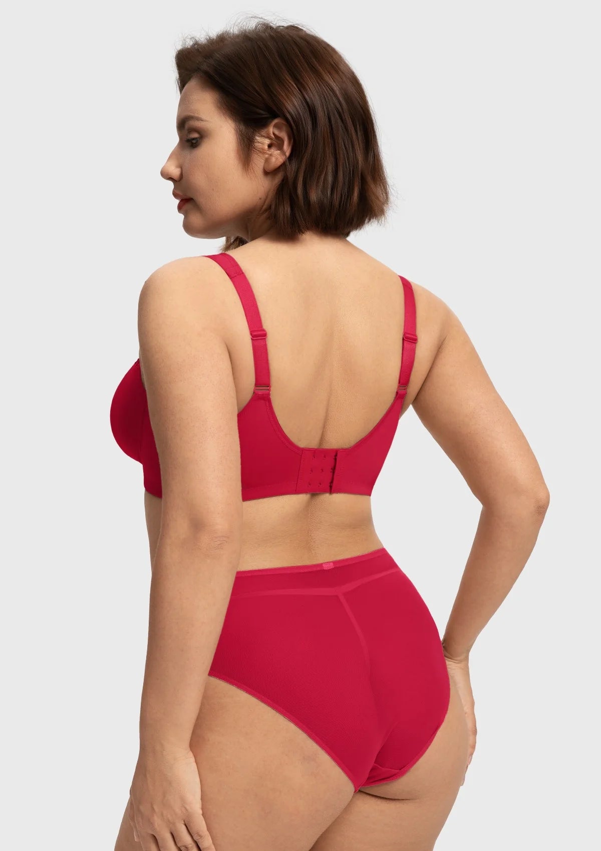 Braselle Dahlia Embroidered Lace Full Coverage Unlined Bra
