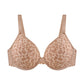 Braselle Leopard Wild Unlined Plus Size Breathable Soft Mesh Underwire Bra