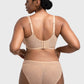 Braselle Leopard Wild Unlined Plus Size Breathable Soft Mesh Underwire Bra