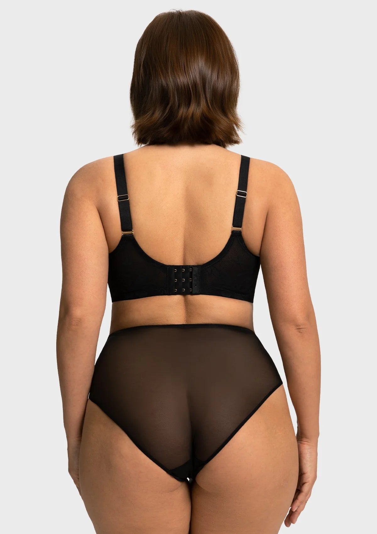 Braselle Petalia Plus Size Seamless Lace Underwire Balconette Demi No Padded Bra with High Elastic Fabric Delicate Lace Trim Cutout & Adjustable Straps