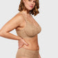 Braselle Pretty In Petals Red Unlined Strappy Lace Bra