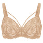 Braselle Pretty In Petals Red Unlined Strappy Lace Bra