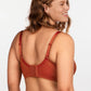 Braselle Pretty In Petals Red Unlined Strappy Lace Bra