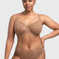 Braselle Pretty In Petals Red Unlined Strappy Lace Bra
