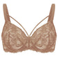 Braselle Pretty In Petals Red Unlined Strappy Lace Bra