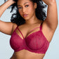 Braselle Pretty In Petals Red Unlined Strappy Lace Bra