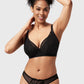 Braselle Serenata Flora Linear Lace Sheer Mesh Full Coverage Unlined Underwire Bra
