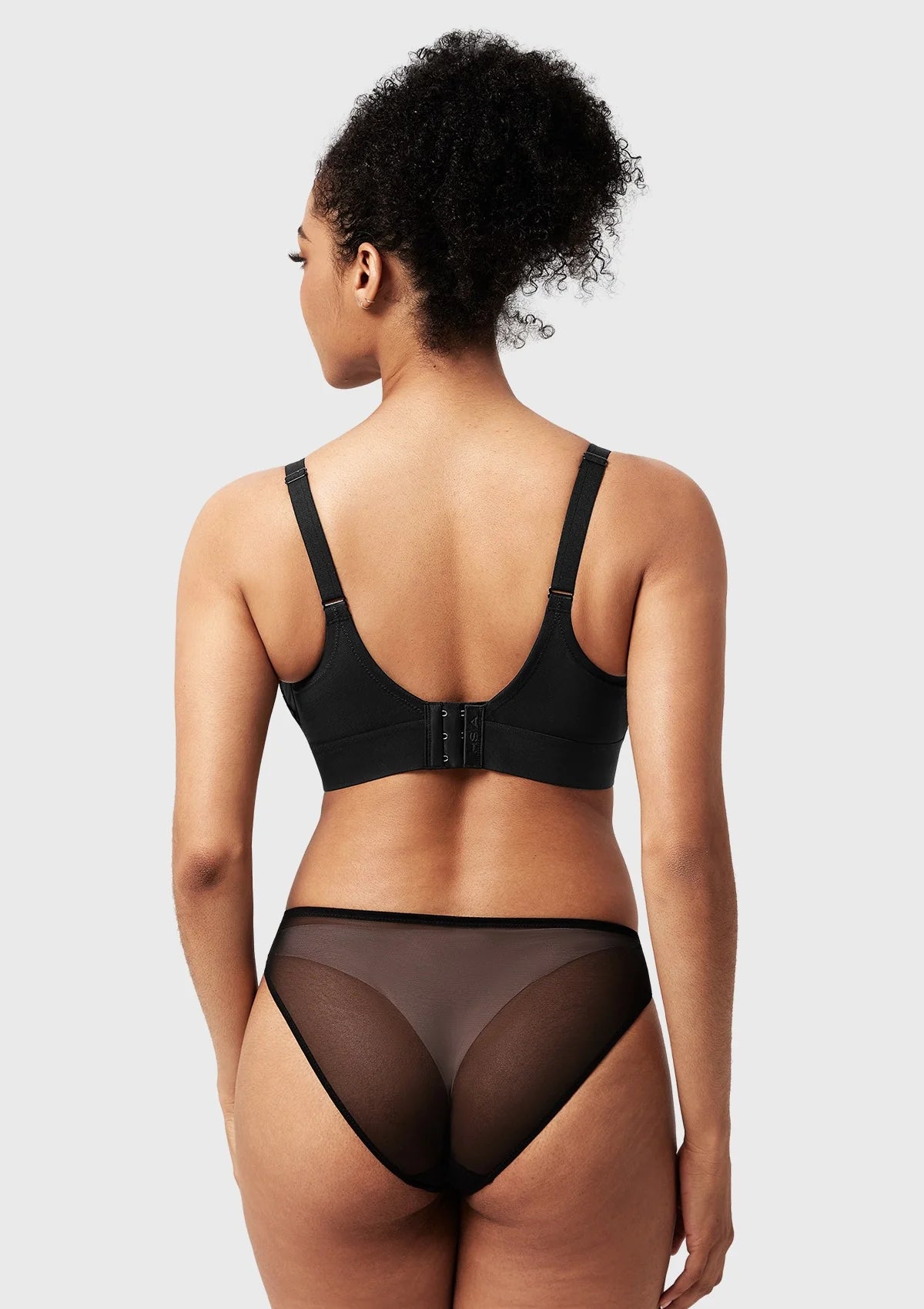 Braselle Serenata Flora Linear Lace Sheer Mesh Full Coverage Unlined Underwire Bra