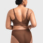 Braselle Serenata Flora Linear Lace Sheer Mesh Full Coverage Unlined Underwire Bra