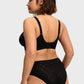 Braselle Skylark Breathable Lightweight Supportive Jacquard Mesh Wide Strap 3/4 Cup Comfort Bra