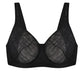 Braselle Skylark Breathable Lightweight Supportive Jacquard Mesh Wide Strap 3/4 Cup Comfort Bra