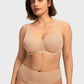 Braselle Skylark Breathable Lightweight Supportive Jacquard Mesh Wide Strap 3/4 Cup Comfort Bra