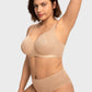Braselle Skylark Breathable Lightweight Supportive Jacquard Mesh Wide Strap 3/4 Cup Comfort Bra