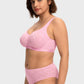 Braselle Skylark Breathable Lightweight Supportive Jacquard Mesh Wide Strap 3/4 Cup Comfort Bra
