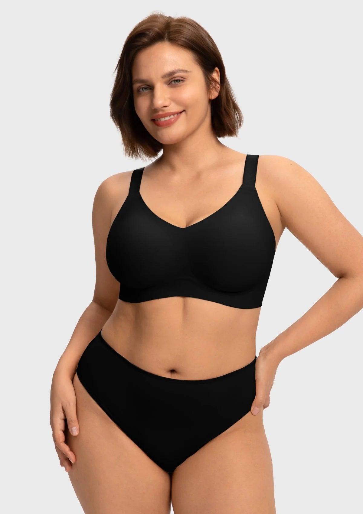 Braselle SoftTouch Breathable Wireless Soft Support Jelly Fit Full Coverage Bra