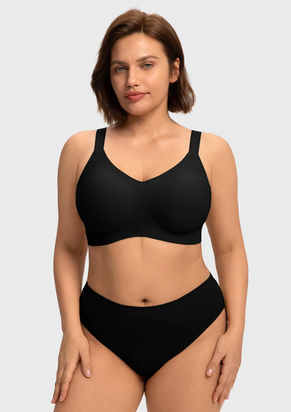 Braselle SoftTouch Breathable Wireless Soft Support Jelly Fit Full Coverage Bra