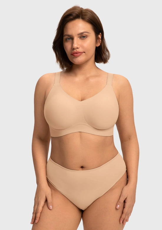 Braselle SoftTouch Breathable Wireless Soft Support Jelly Fit Full Coverage Bra