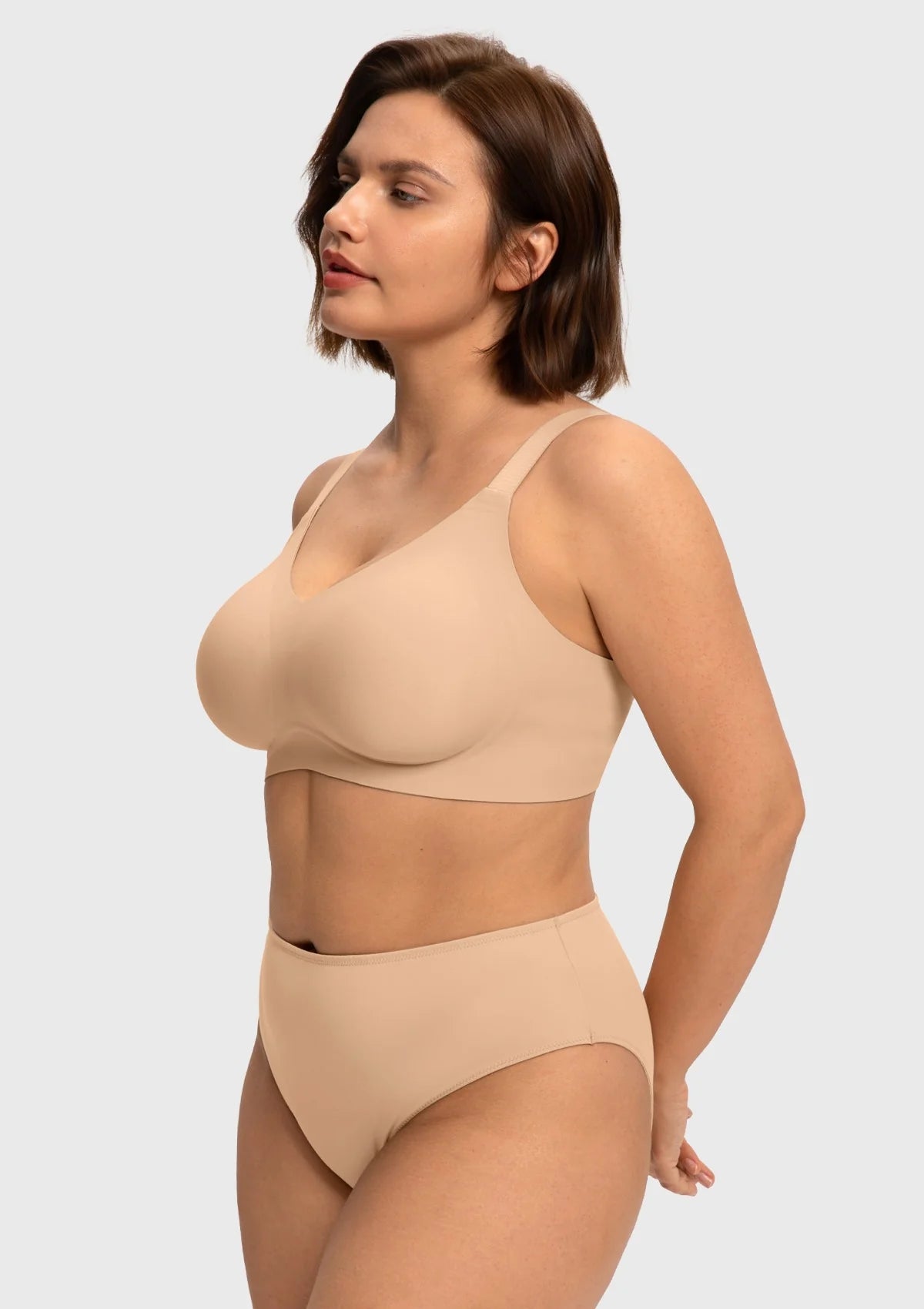 Braselle SoftTouch Breathable Wireless Soft Support Jelly Fit Full Coverage Bra