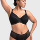 Braselle Willa Wave Plus Size Breathable Mesh Unlined Non-padded Full Coverage Underwire Bra