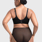 Braselle Willa Wave Plus Size Breathable Mesh Unlined Non-padded Full Coverage Underwire Bra