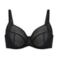 Braselle Willa Wave Plus Size Breathable Mesh Unlined Non-padded Full Coverage Underwire Bra