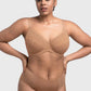 Braselle Willa Wave Plus Size Breathable Mesh Unlined Non-padded Full Coverage Underwire Bra