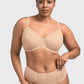 Braselle Willa Wave Plus Size Breathable Mesh Unlined Non-padded Full Coverage Underwire Bra