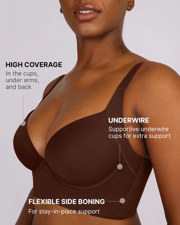 Braselle AirSlim Back Smoothing Underwire Push-Up Bra
