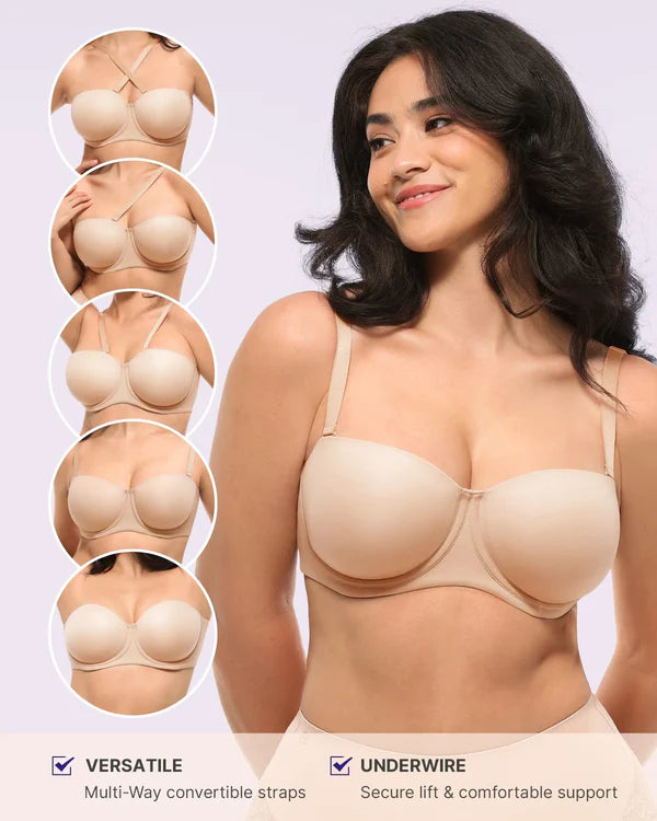 Braselle AirSlim Convertible Strapless Push-Up Bra