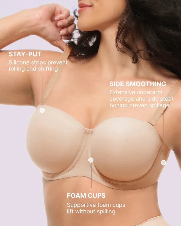 Braselle AirSlim Convertible Strapless Push-Up Bra